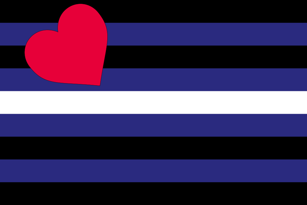 leather fetish pride flag